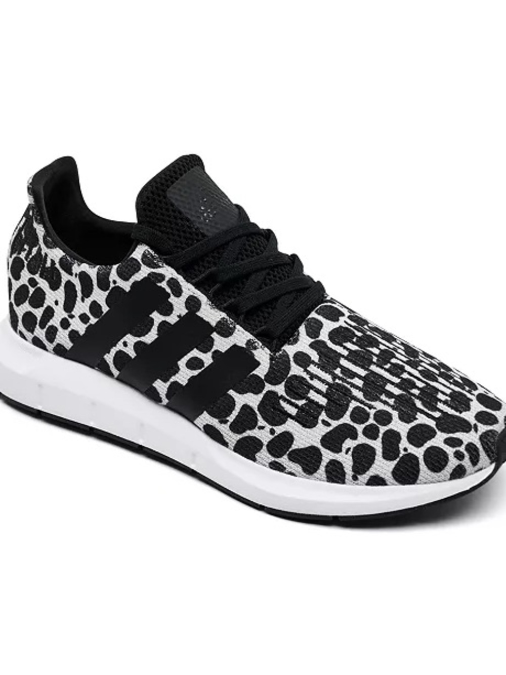 Adidas Women's Size 8 Black & White Leopard Print Running Shoe New In Box
